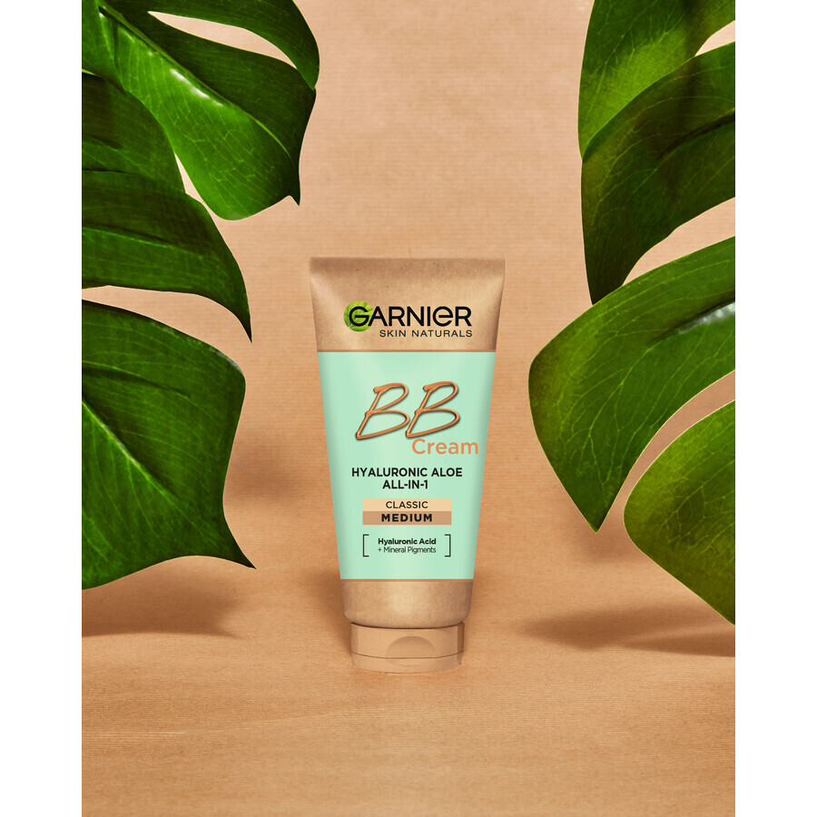 Garnier Skin Naturals Hyaluronic Aloe All-in-1 BB cream mediu, 50 ml