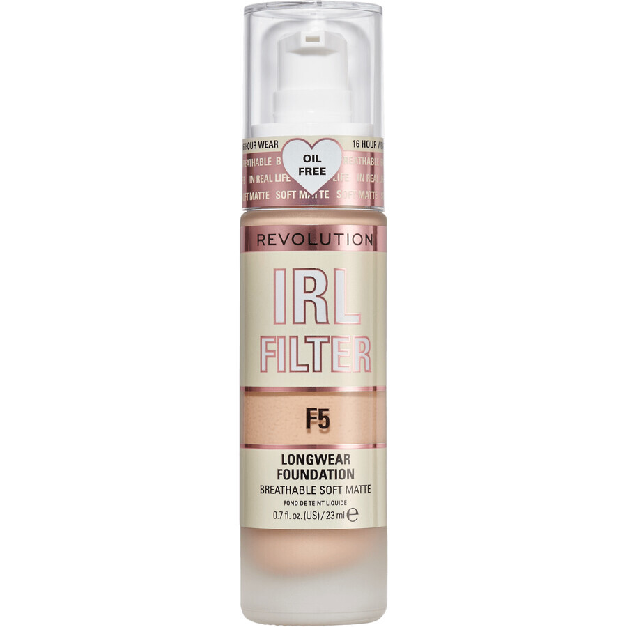 Revolution IRL Filter Longwear Foundation F5, make-up 23 ml