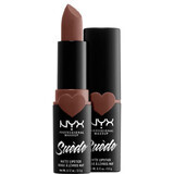 NYX Professionele Make-up Suede Matte Lipstick Matte Lipstick Ruj - AFree Spirit 3.5 g