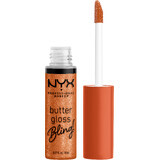 NYX Professionele Make-up Boter Boter Lipgloss Lipgloss bling 03 Edel