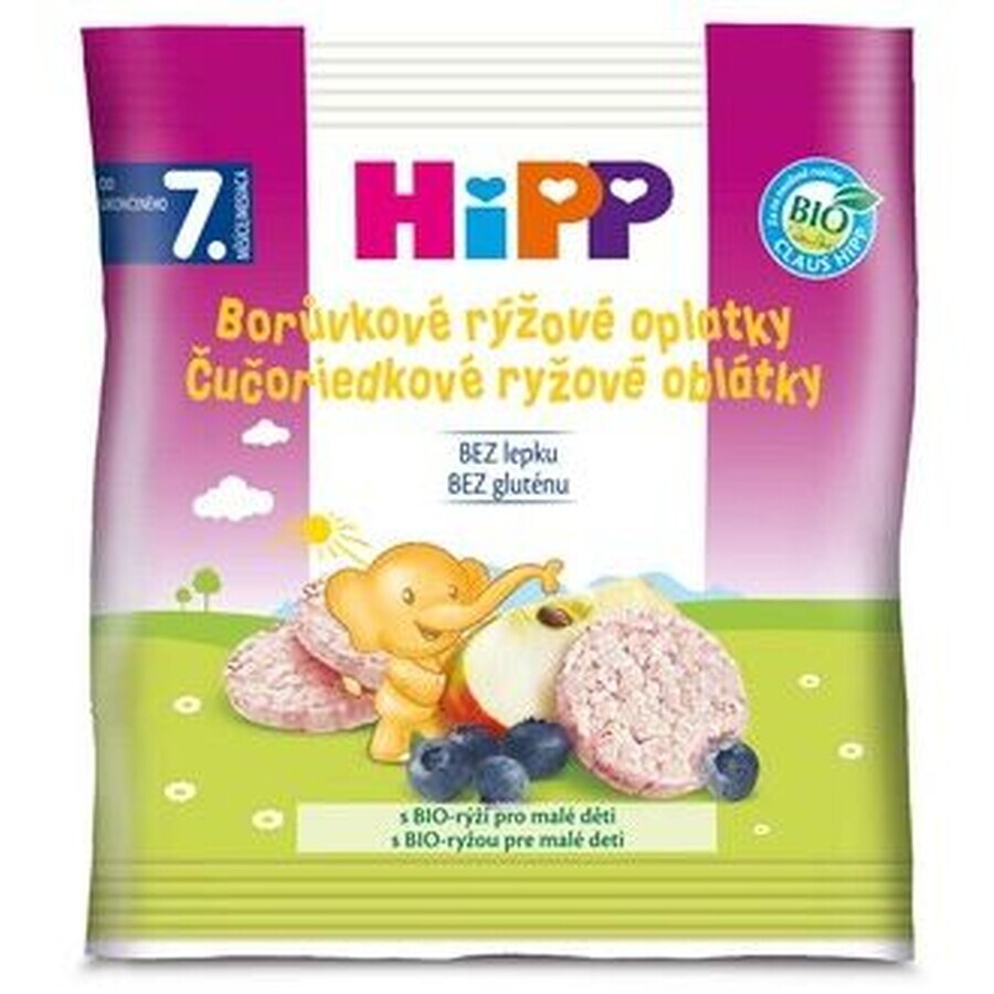 HiPP Bio-Reiswaffeln mit Heidelbeeren 30 g