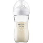 Philips Avent Natural Response Biberon in vetro da 240 ml, 1m+