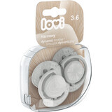 LOVI Silicone dynamic pacifier 3-6m girl/boy 2 pcs