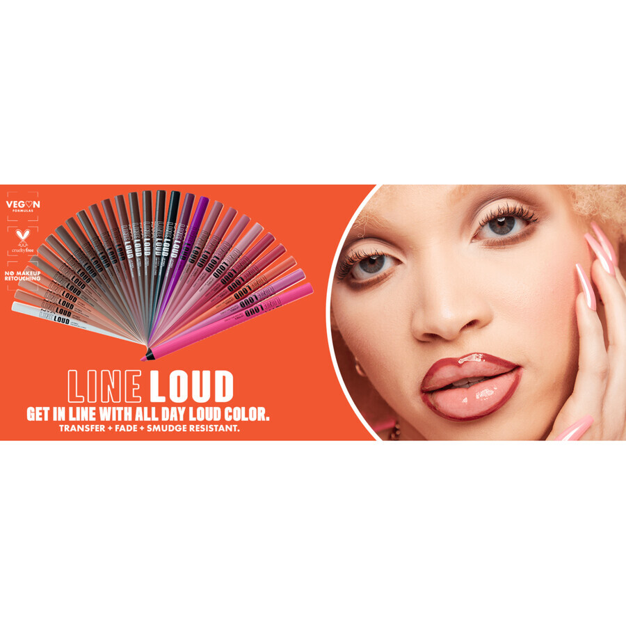 NYX Professional Makeup Line Loud Lip Pencil Creion de buze 30 Lasă o moștenire 1,2 g