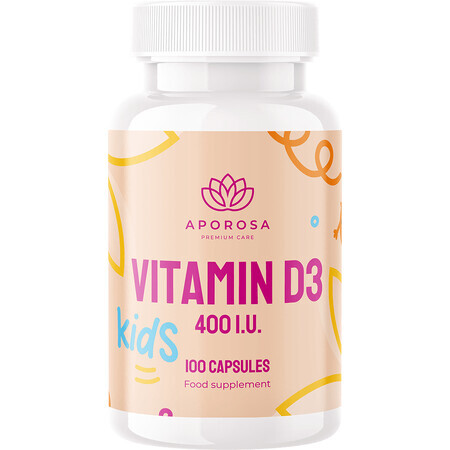 Aporosa Kids Vitamina D3 400 U.I. 100 capsule