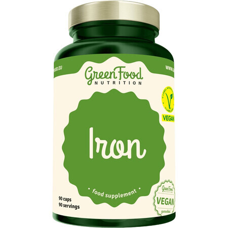 GreenFood Nutrition IJzer 90 capsules