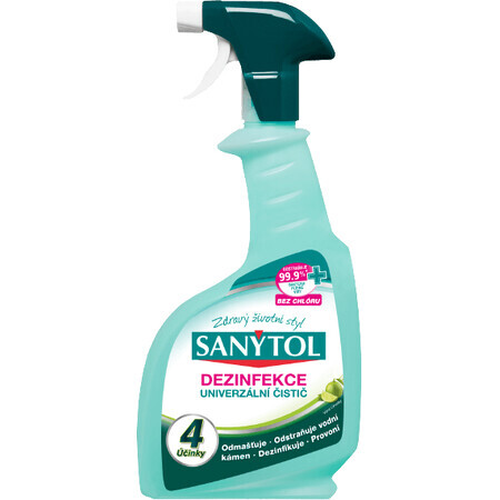 Sanytol Détergent désinfectant universel - spray 4 actions chaux 500 ml