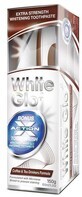 White Glo Koffie- en theedrinkers + gratis tandenborstel en interdentaal borsteltje 150 g