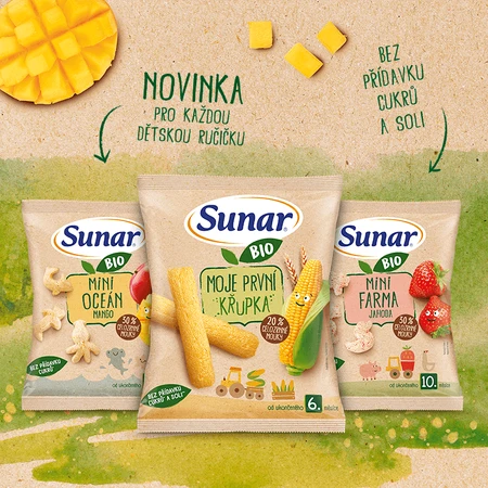 Sunar BIO mijn eerste baby crunch 6m+ 25 g
