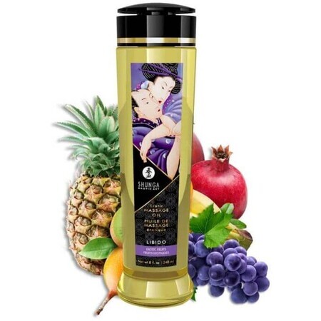 Shunga erotische massageolie exotische vruchten 240 ml