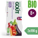 Spaghetti bio Good Goût aux aubergines et à la viande de bœuf 2 x 190 g