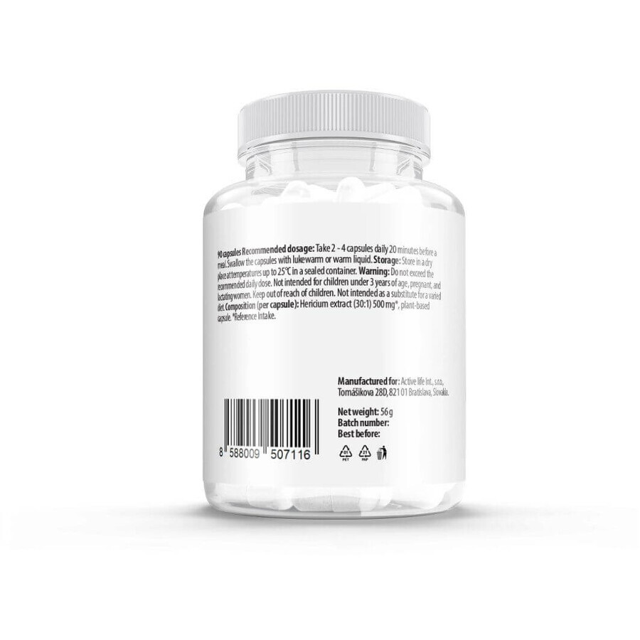 Zerex Hericium 500mg - geheugen en concentratie 90 capsules