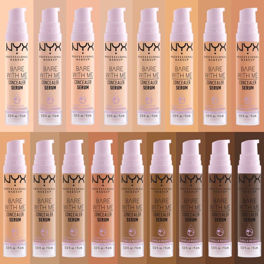 NYX Professional Makeup Bare With Me Serum & Calm Concealer 8.5 Caramel Concealer, 9.6 ml