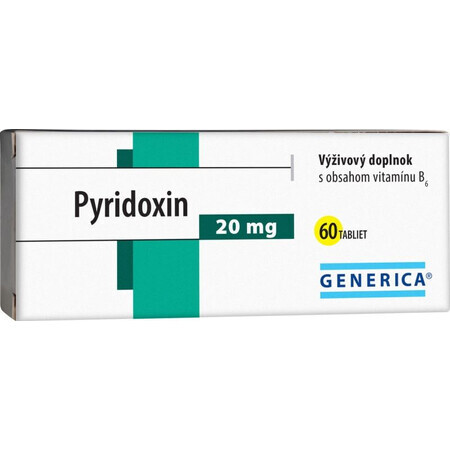 Generica PYRIDOXIN 60 tabletten