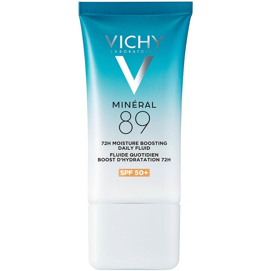 Vichy Mineral 89 72H Stärkendes Tagesfluid mit SPF50+, 50 ml