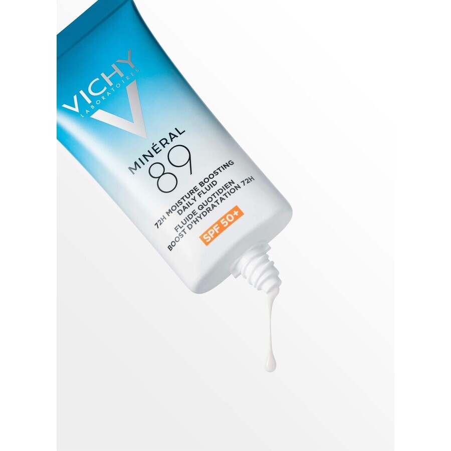 Vichy Mineral 89 72H Stärkendes Tagesfluid mit SPF50+, 50 ml