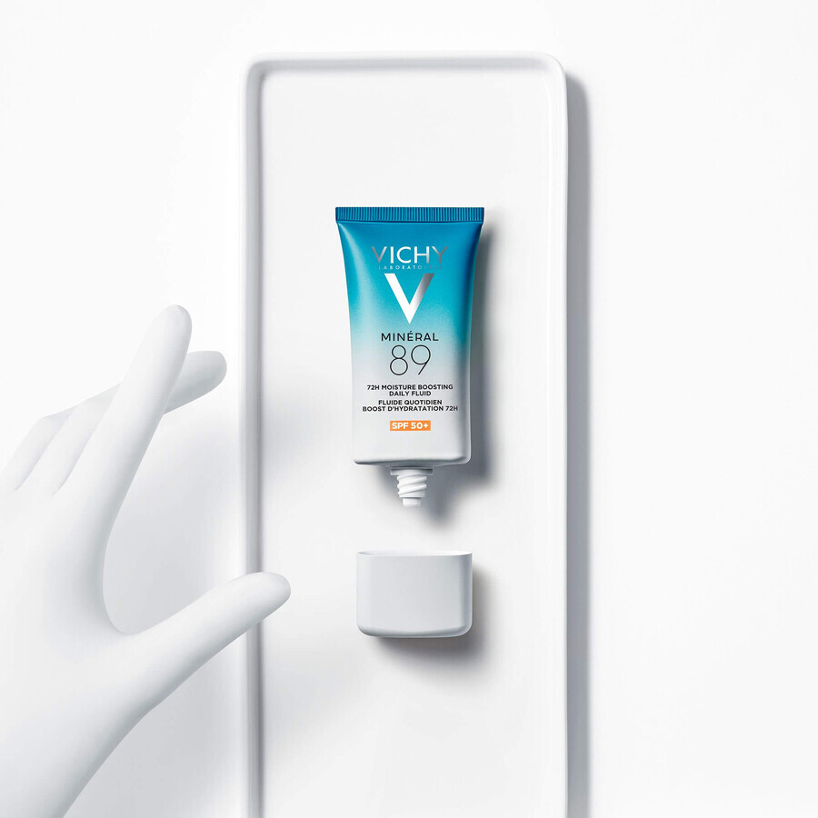 Vichy Mineral 89 72H Stärkendes Tagesfluid mit SPF50+, 50 ml