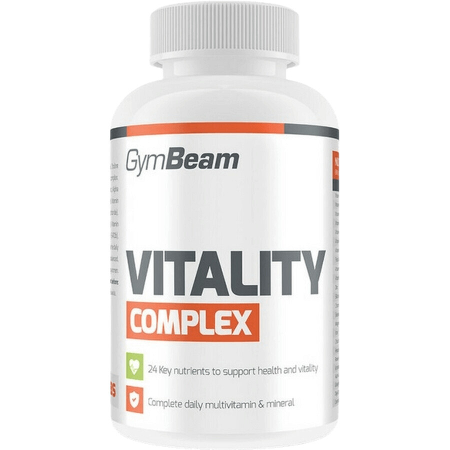 GymBeam Multivitamins Vitality Complex 60 Complesso di vitalità senza sapore 60 compresse 60 pz.