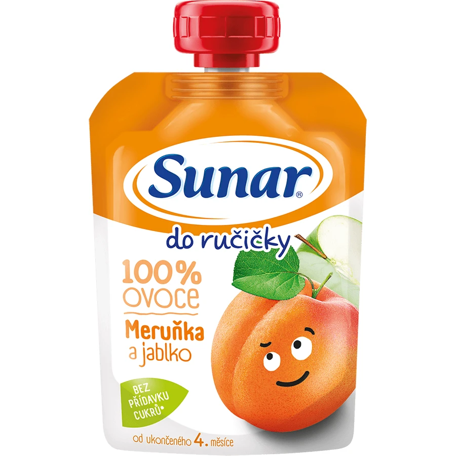 Sunar Do ručičky Abrikozenvruchtencapsule 4m+ 1 x 100 g