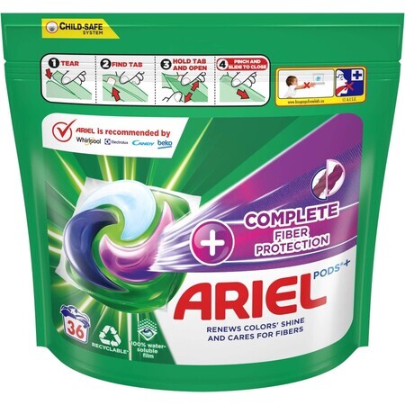 Ariel + complete care capsules 36 pcs