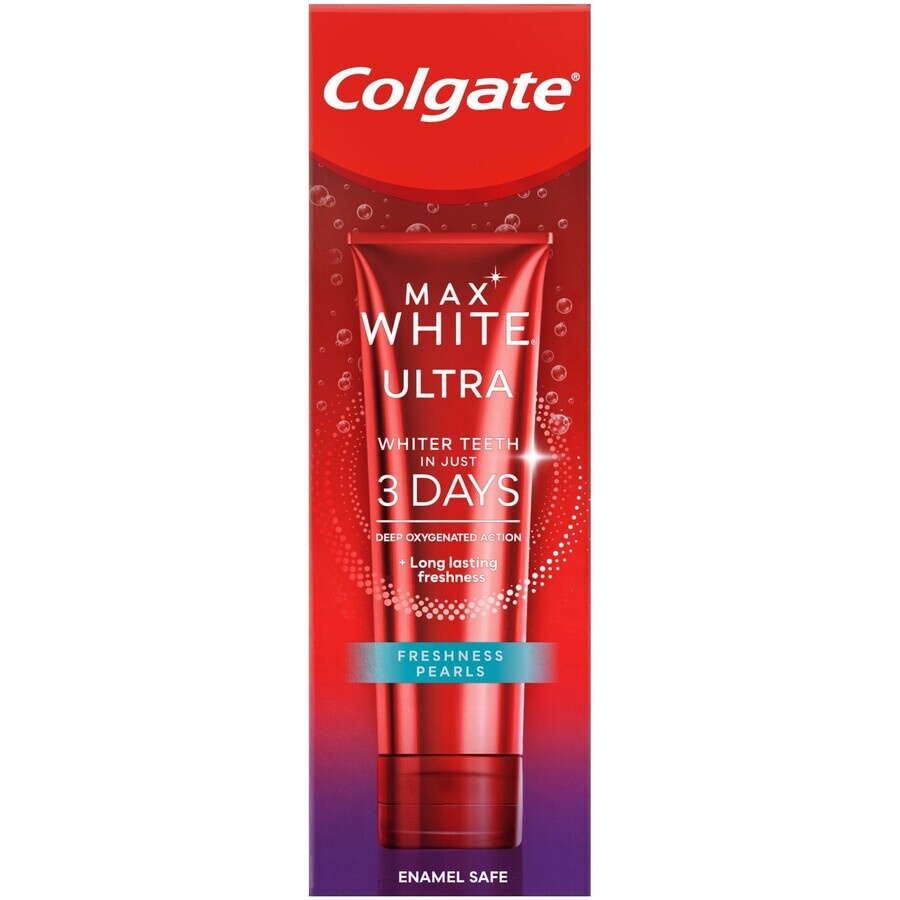 Colgate Max White Ultra Fresh Pearls pasta dentífrica blanqueadora 50 ml