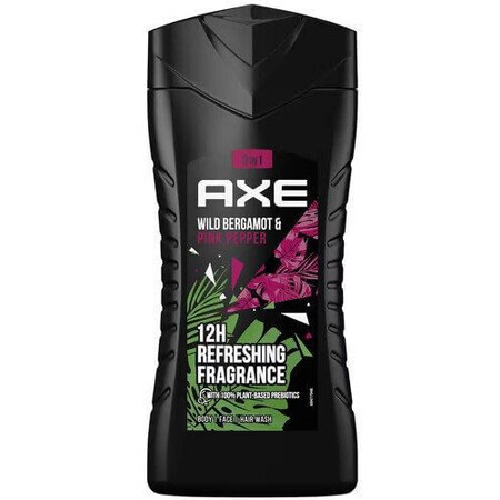 AXE Wild Wild Fresh Bergamot & Pink pepper shower gel for men 250 ml