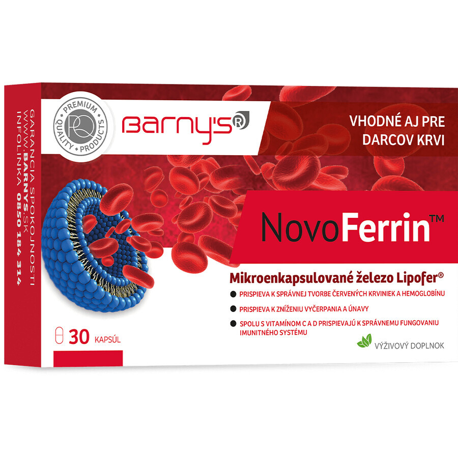 Barny's NovoFerrin plus 30 capsules