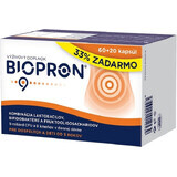 Biopron 9 Combinaison de lactobacilles, bifidobactéries et fructooligosaccharides 80 gélules