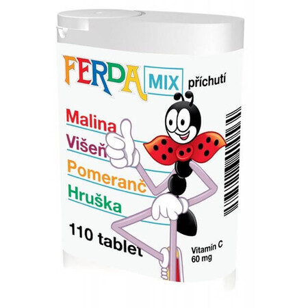 Ferda Mix Vitamine C 60mg 110 tabletten