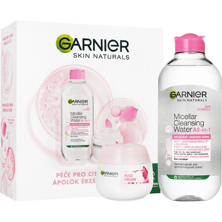 Garnier Skin Naturals Rose Pacchetto Natale 2023 - crema + acqua micellare