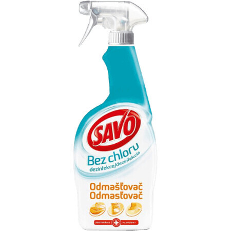 Chlorine-free degreasing disinfectant spray Savo 700 ml