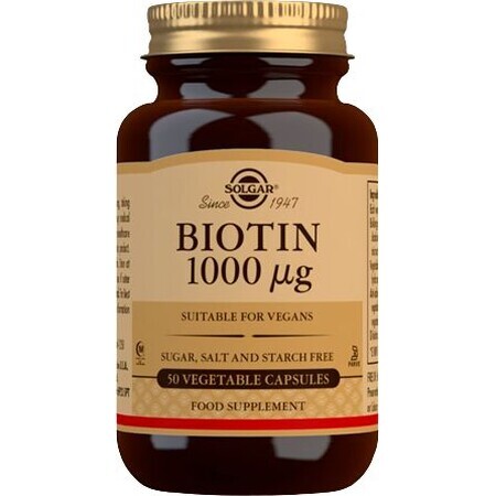 Solgar Biotin 50 gélules