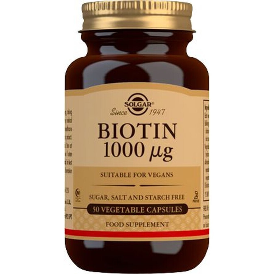 Solgar Biotin 50 gélules