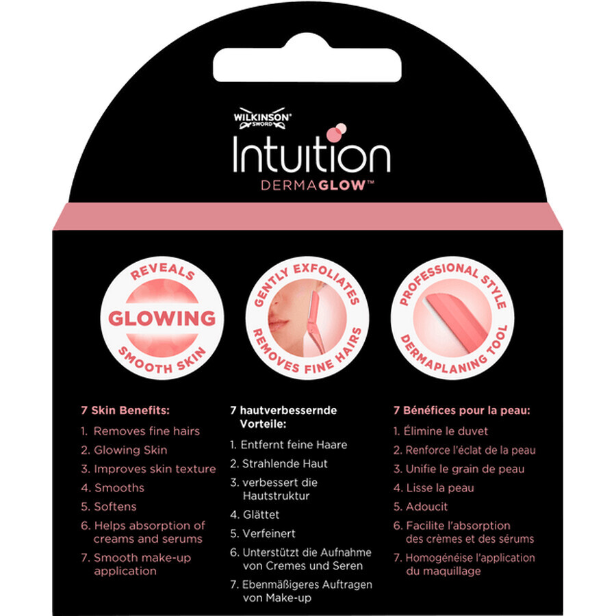 Wilkinson Sword Intuition Dermaplaning Vervangende koppen 3 stuks