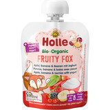 Holle Fruity Fox - purée de fruits bio pour enfants avec yaourt. 85 g