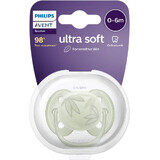 Philips Avent Ultrasoft Premium Soother 0-6m verde