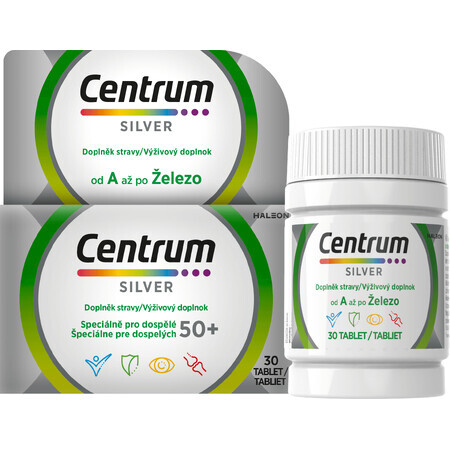 Centrum Silver 50+ glutenfrei, 30 Tabletten