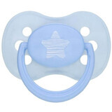 Canpol babies ciuccio simmetrico in silicone 0-6m blu pastello