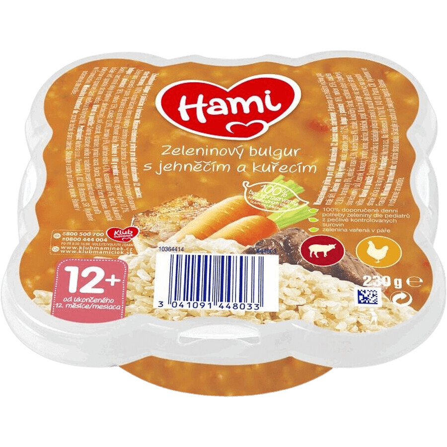 Hami groentebulgur met lam en kip 230 g