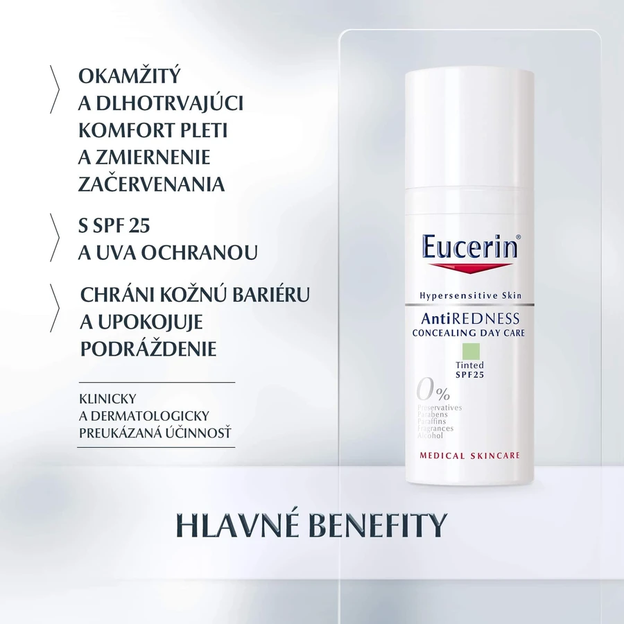 Eucerin ANTI-REDNESS Neutralizujący krem na dzień do skóry wrażliwej ze skłonnością do zaczerwienień 50 ml: ceny i cechy