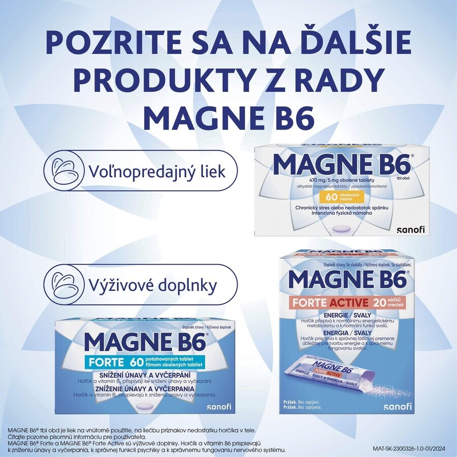 Magne B6 470mg/5mg 100 tablets