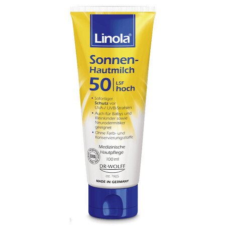 Linola Zonnebrandcrème SPF50 100 ml