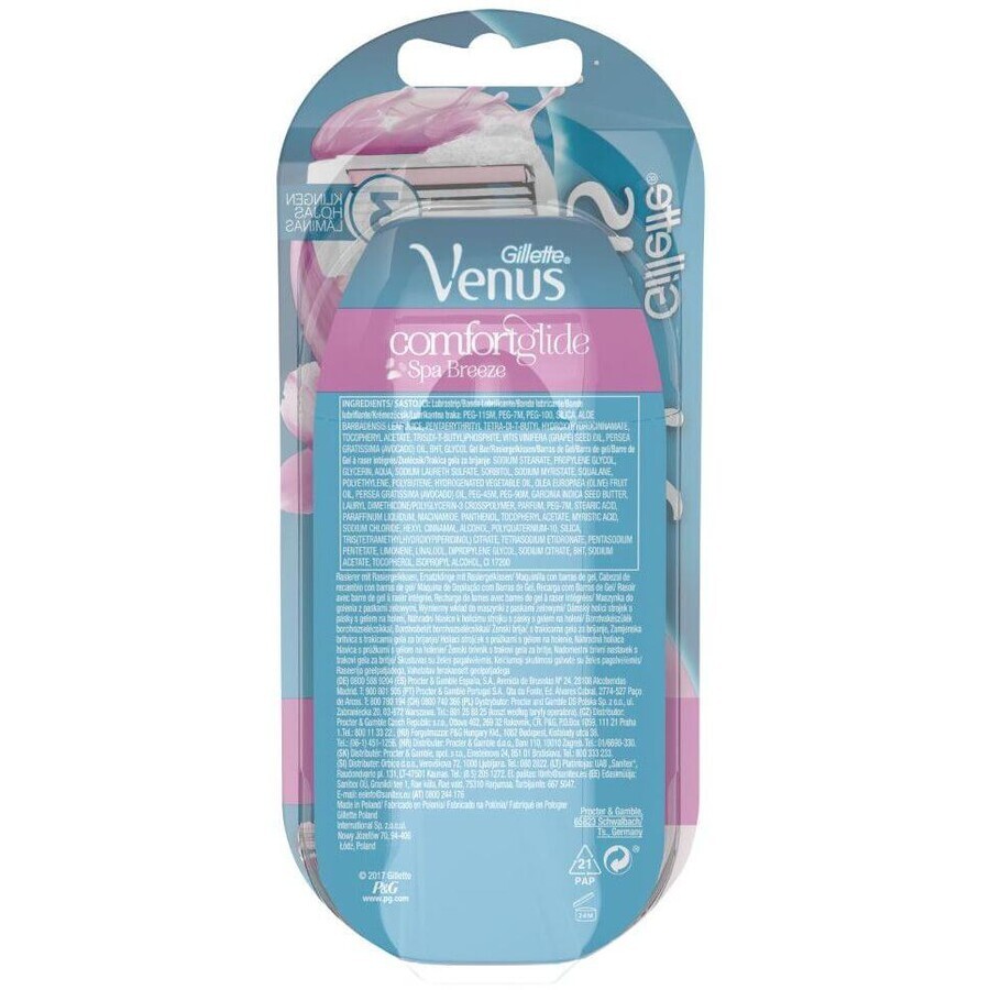 Rasoir Gillette Venus Venus Spa Breeze + 2 têtes