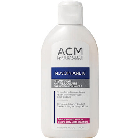 Laboratoire ACM Novophane șampon împotriva mătreții și descuamării cronice a scalpului 300 ml