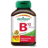 Jamieson Vitamine B12 methylcobalamine 1200 μg slow-release 80 tbl. 80 tabletten