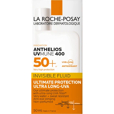 La Roche-Posay UVMune 400 Anthelios Fluid răcoritor SPF50+ 50 ml