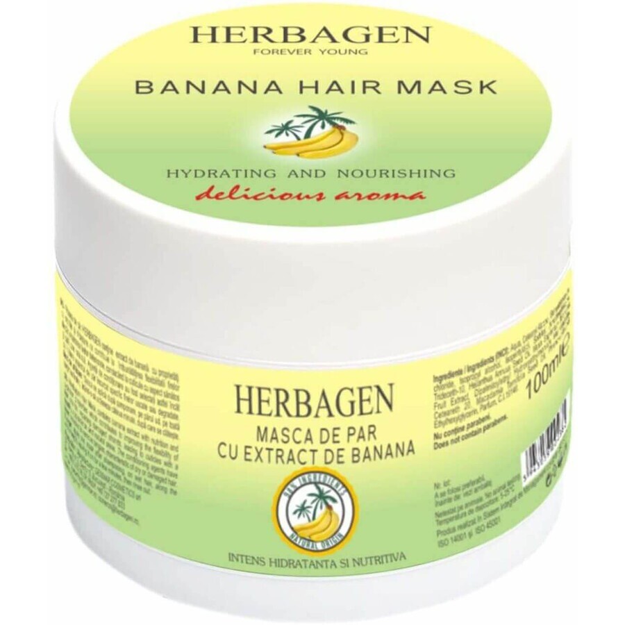 Herbagen Haarmasker met bananenextract 100 ml