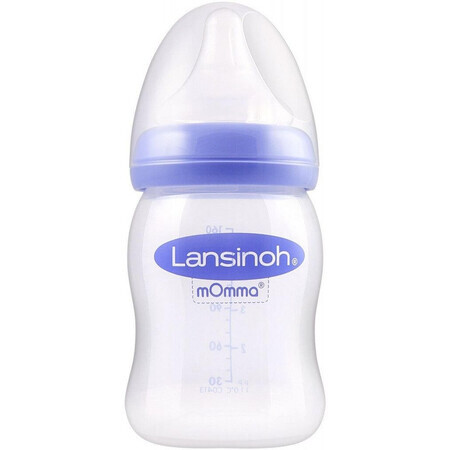 Lansinoh Biberón con Chupete NaturalWave (Slow Flow SF) 160 ml