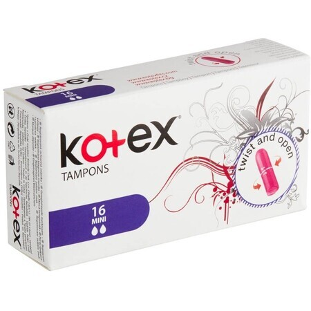 Tampoane Kotex Mini Tampoane sanitare 16 buc