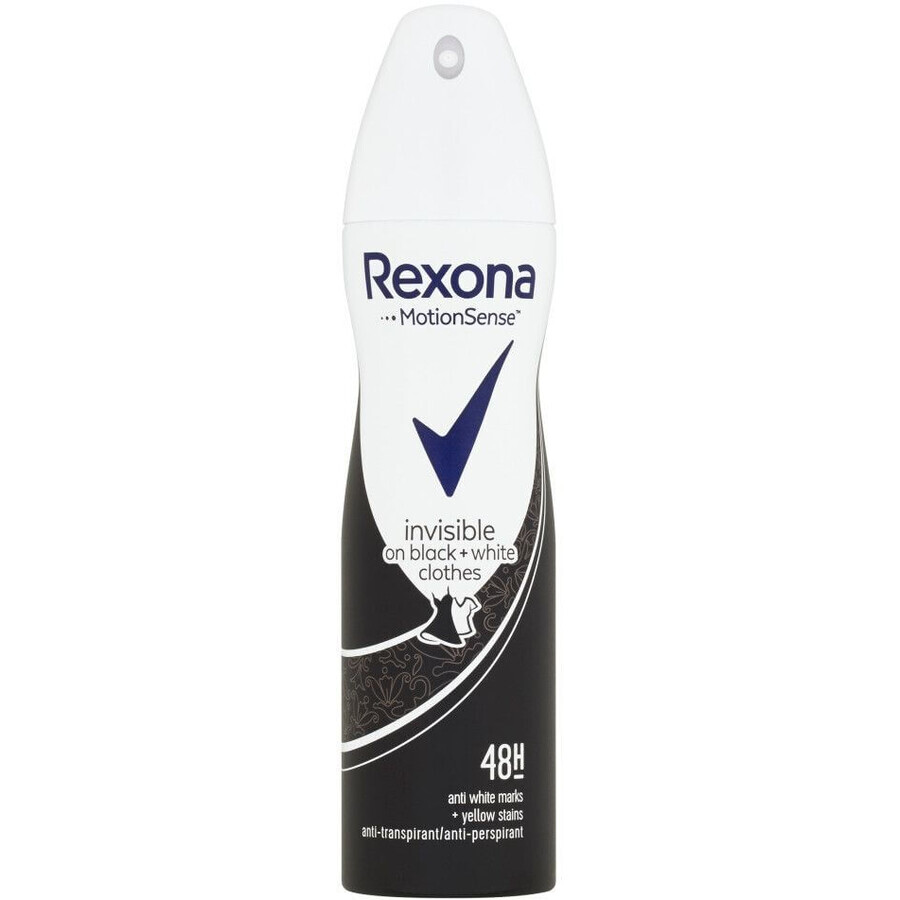 Rexona Antitranspirant Unsichtbar Schwarz+Weiß 150 ml